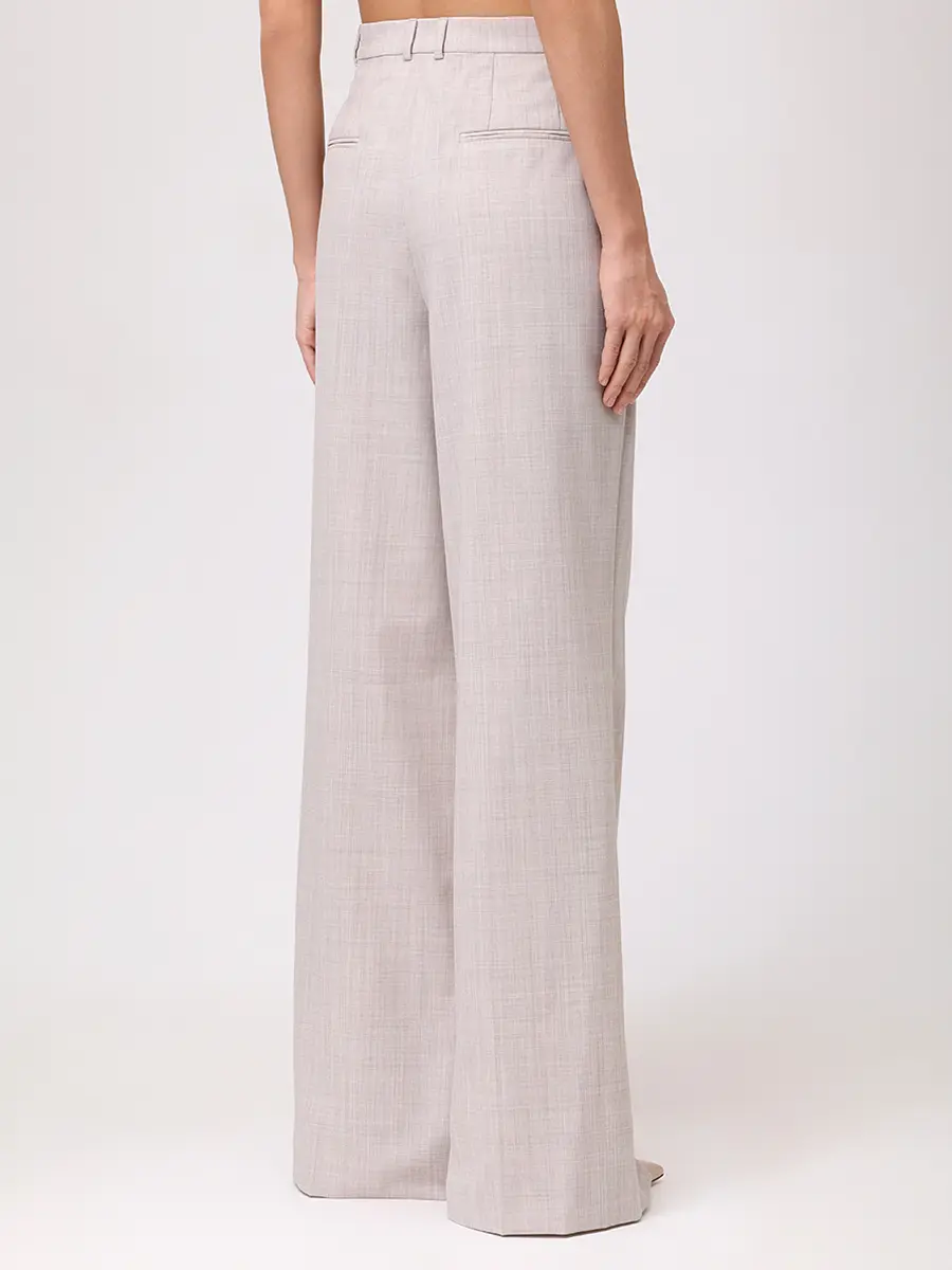 Брюки из шерсти и вискозы