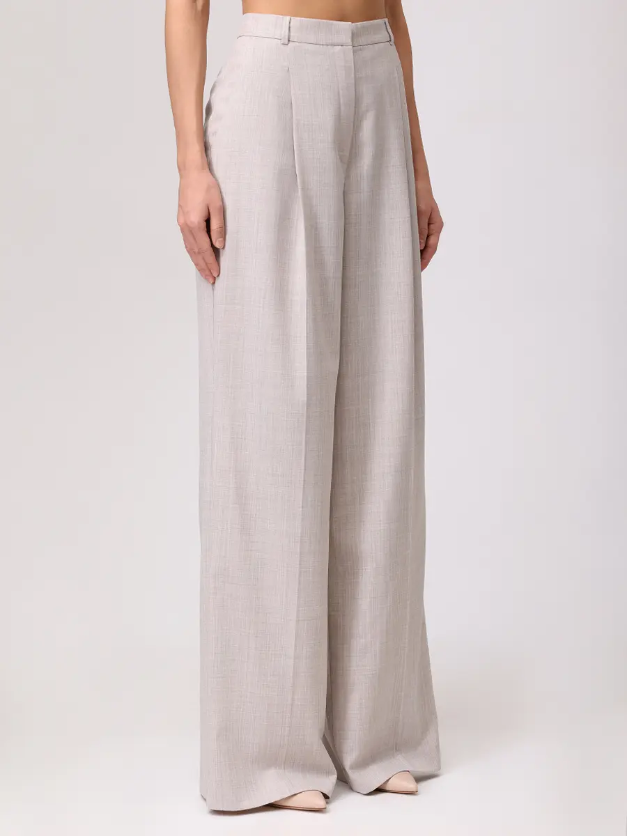 Брюки из шерсти и вискозы