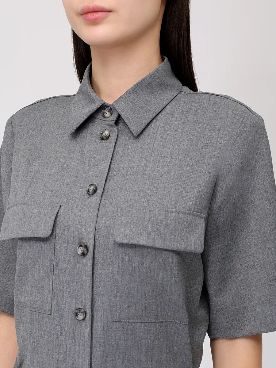 Комбинезон из шерсти и вискозы