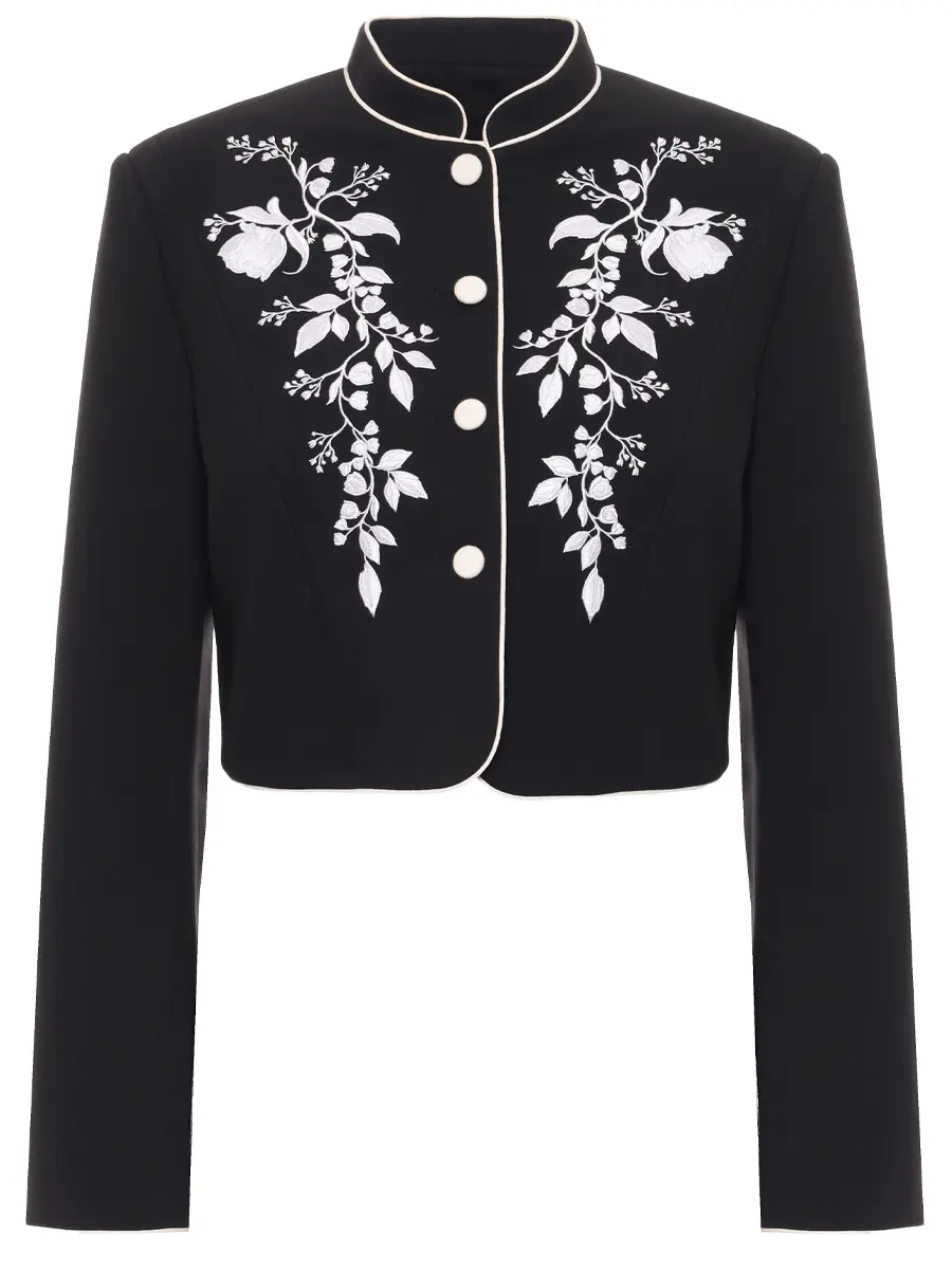 Жакет из хлопка и вискозы