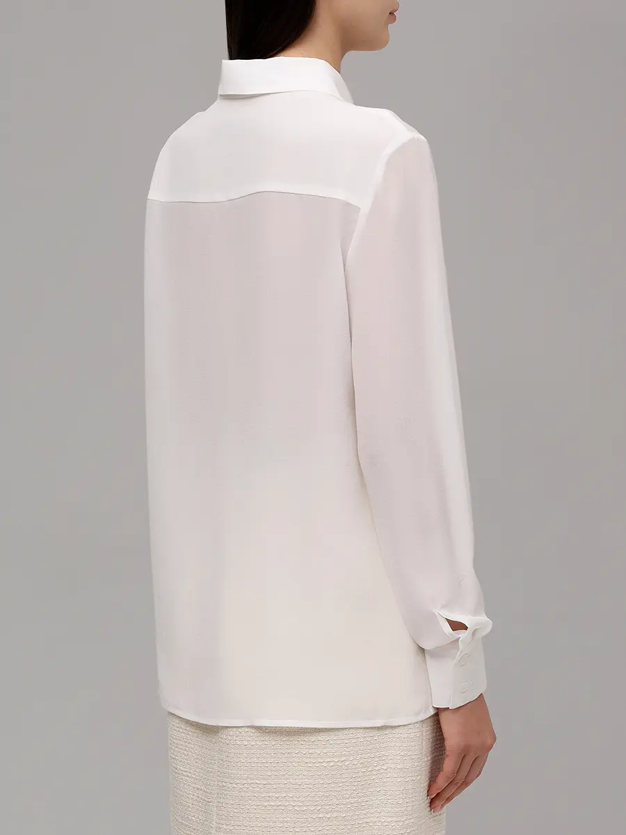 Блуза шелковая