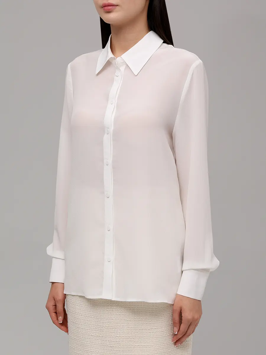 Блуза шелковая