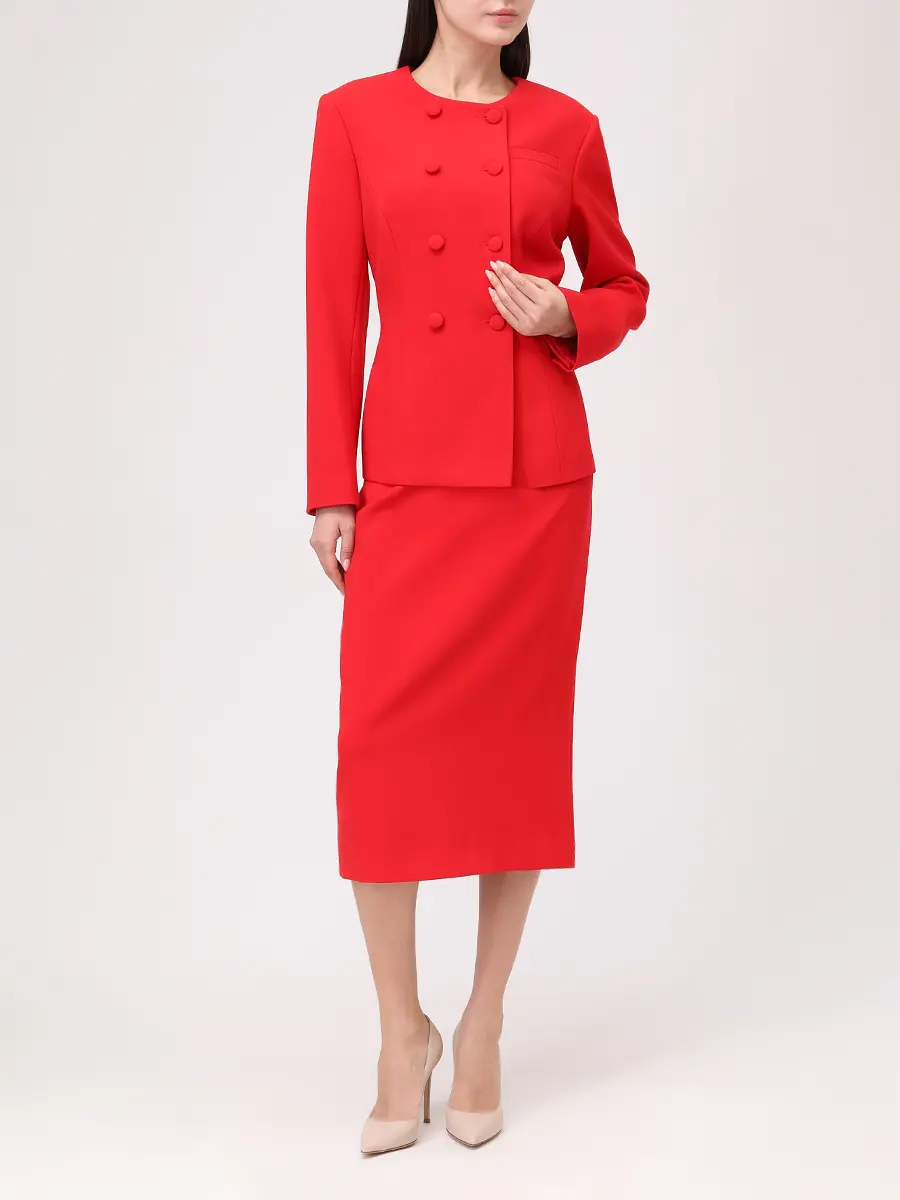 Жакет из хлопка и вискозы