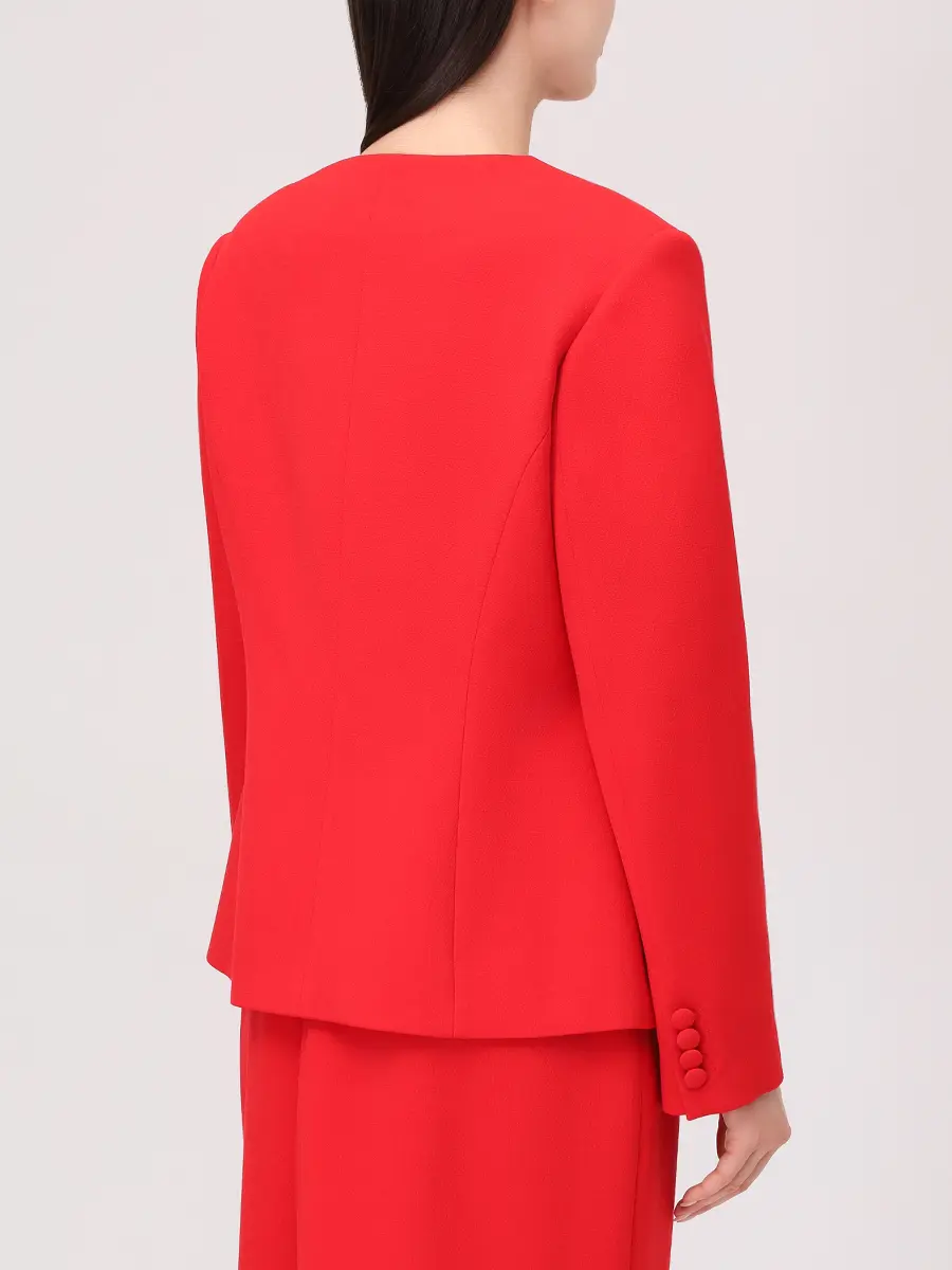 Жакет из хлопка и вискозы