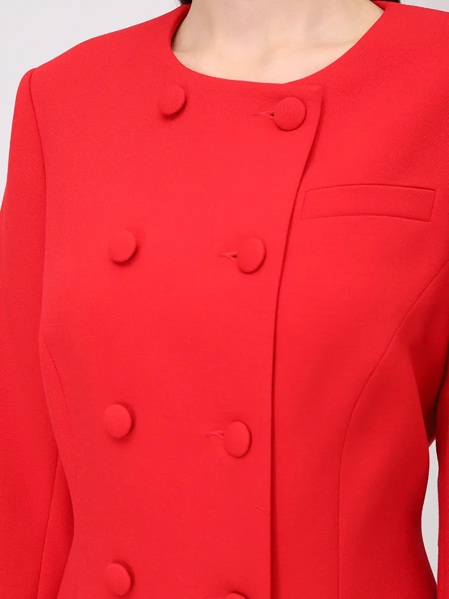 Жакет из хлопка и вискозы