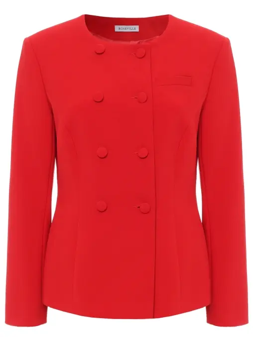 Жакет из хлопка и вискозы ROSEVILLE