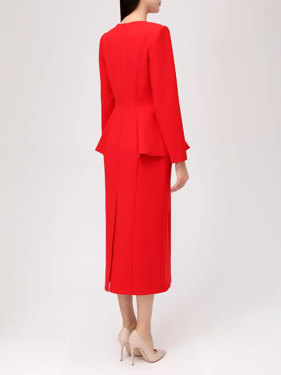 Платье из хлопка и вискозы