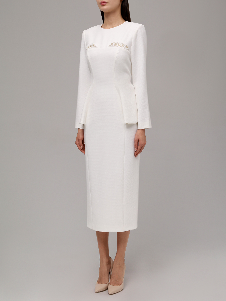 Платье из хлопка и вискозы