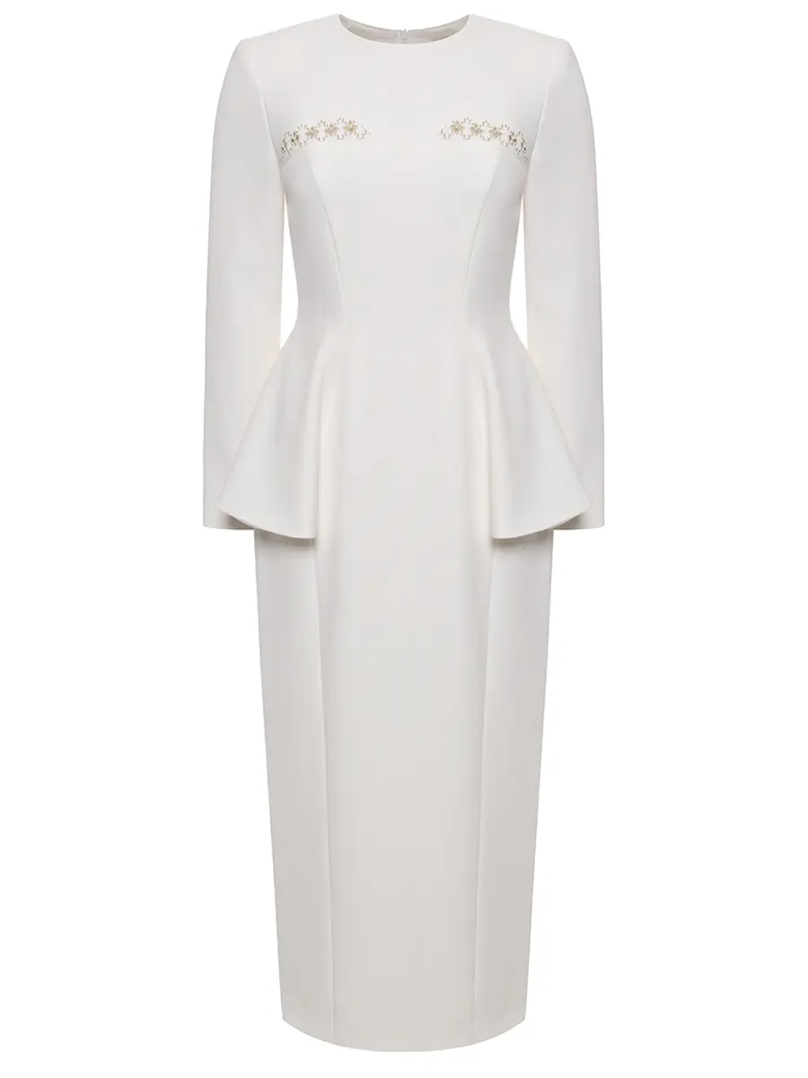 Платье из хлопка и вискозы