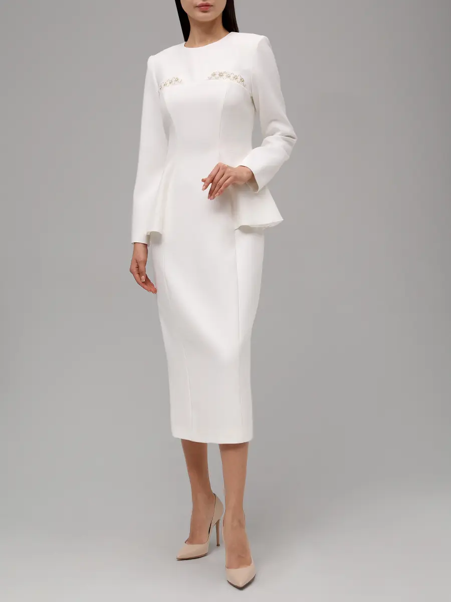 Платье из хлопка и вискозы