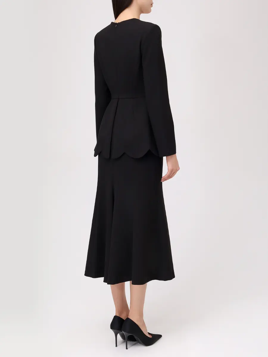 Платье из хлопка и вискозы