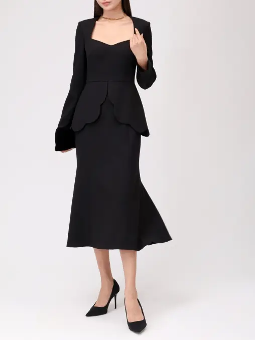 Платье из хлопка и вискозы ROSEVILLE