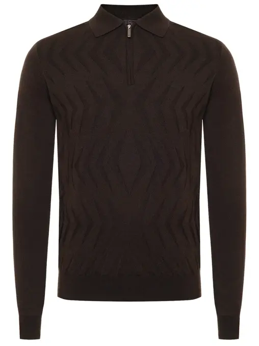 Поло из тенселя и шерсти CUDGI