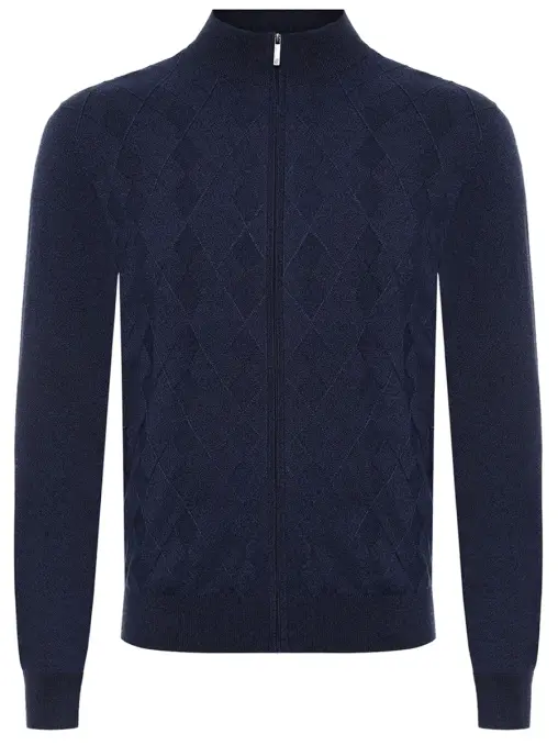 Кардиган из шерсти и тенселя CUDGI