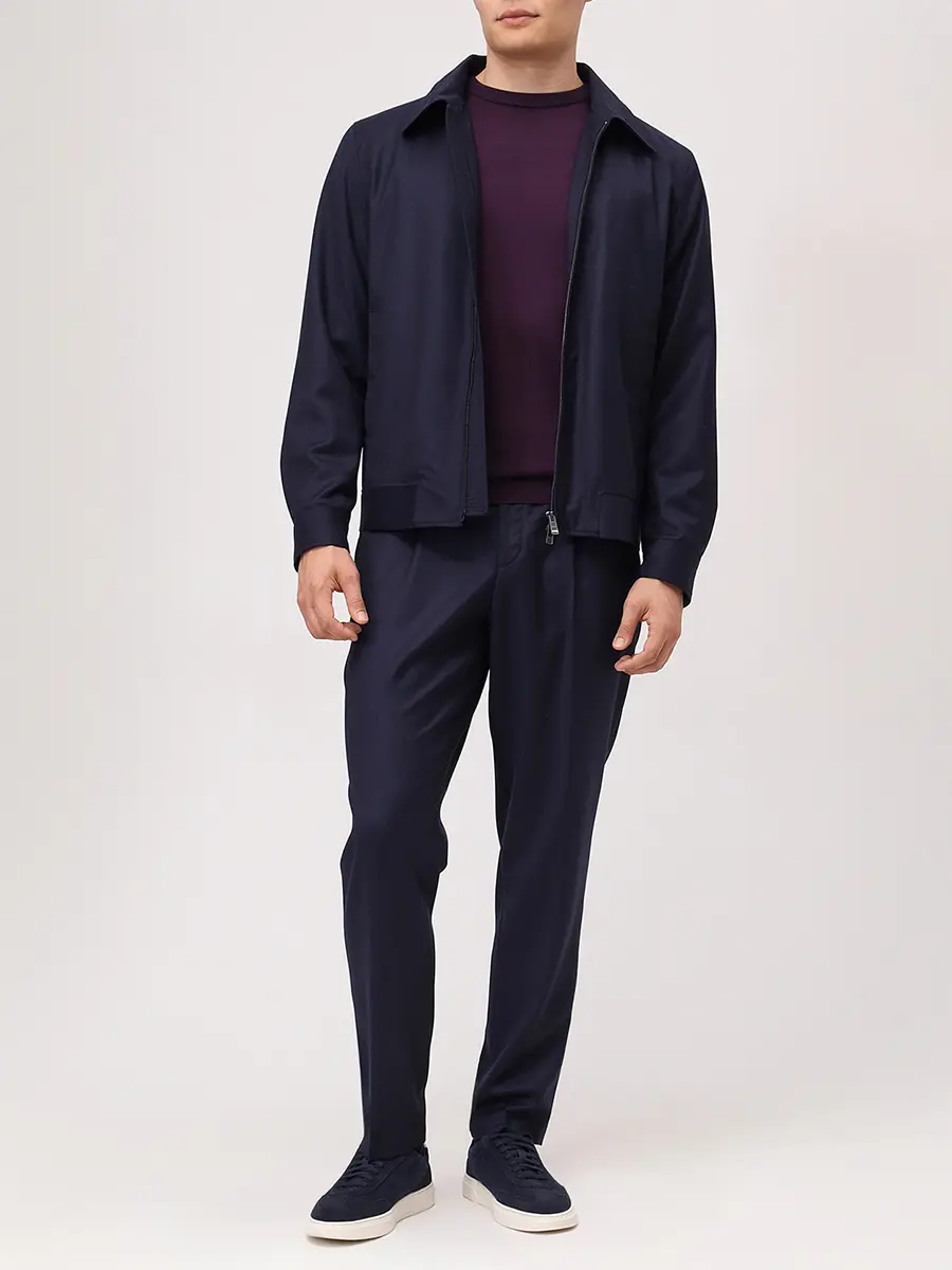 Джемпер из шерсти и тенселя