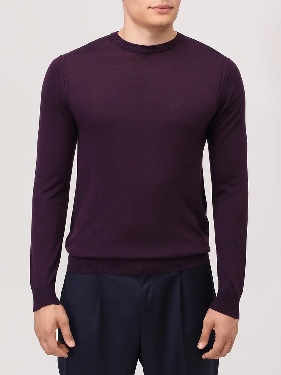 Джемпер из шерсти и тенселя