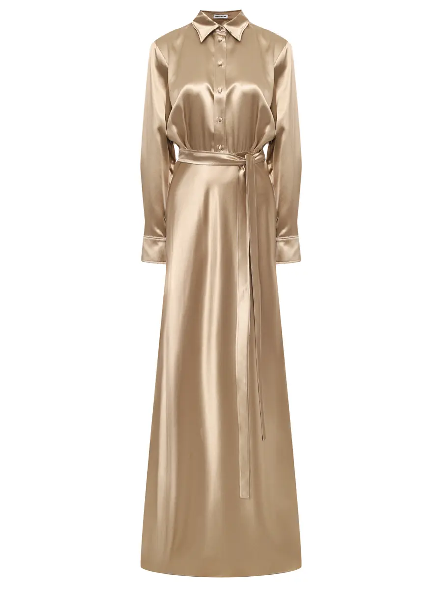 Платье шелковое