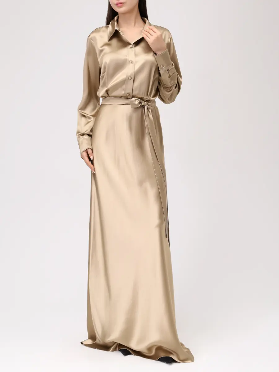 Платье шелковое