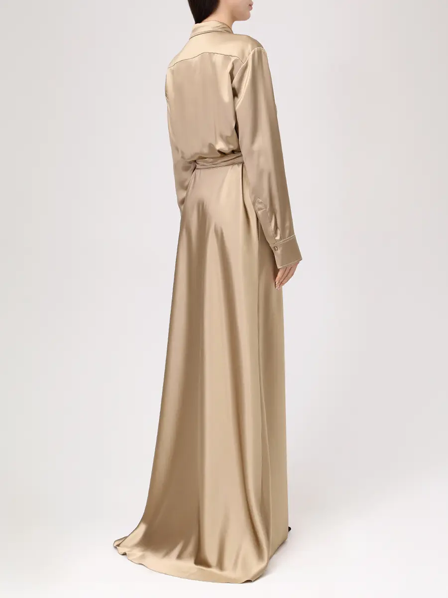 Платье шелковое