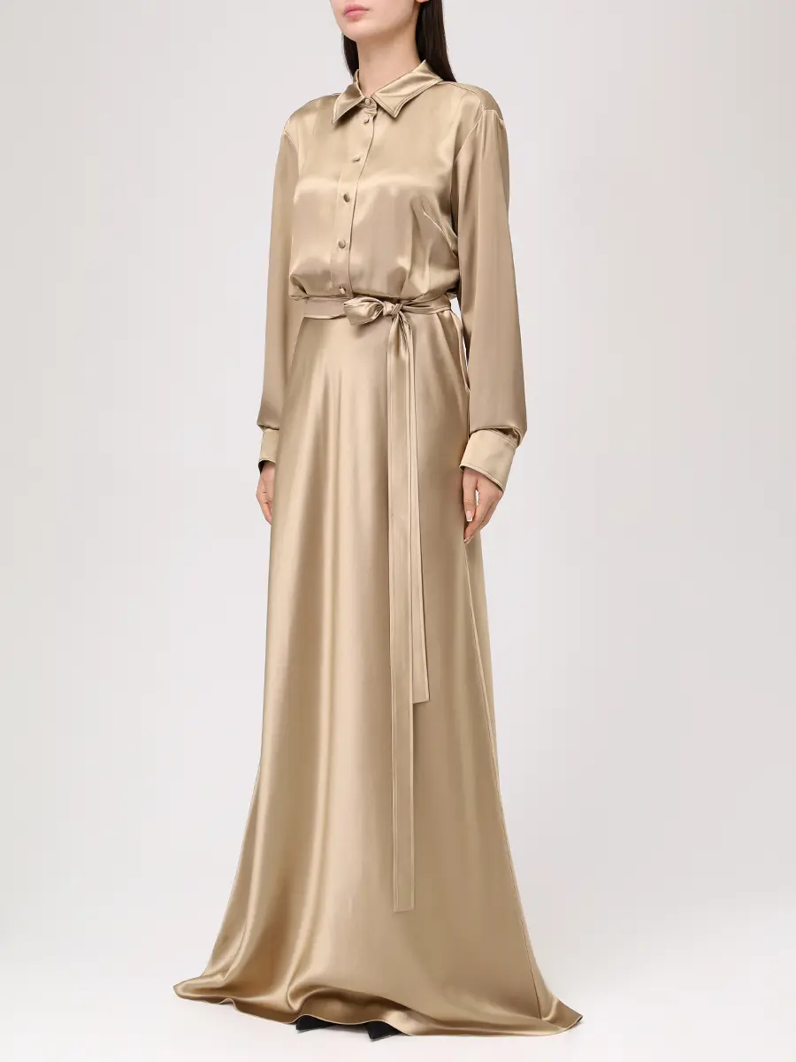 Платье шелковое