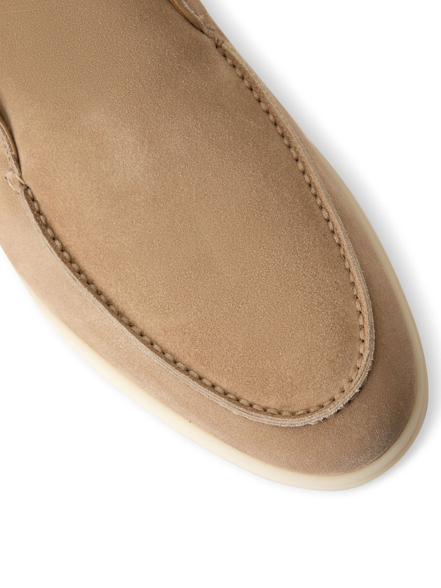 Лоферы замшевые Open Walk