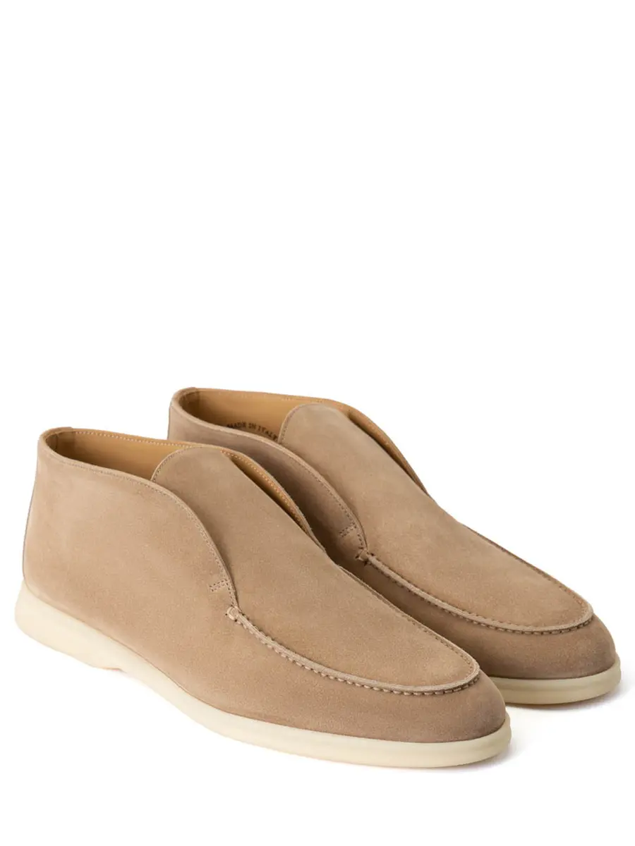 Лоферы замшевые Open Walk