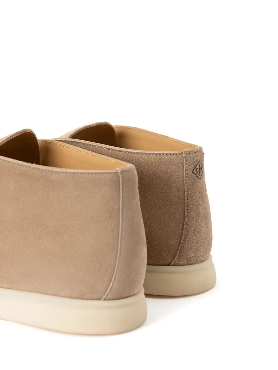 Лоферы замшевые Open Walk