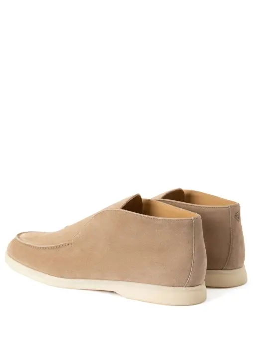 Лоферы замшевые Open Walk LORO PIANA