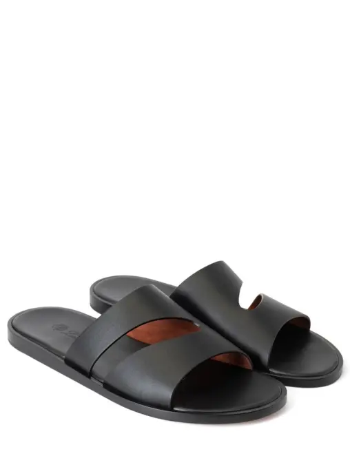 Шлепанцы кожаные LORO PIANA