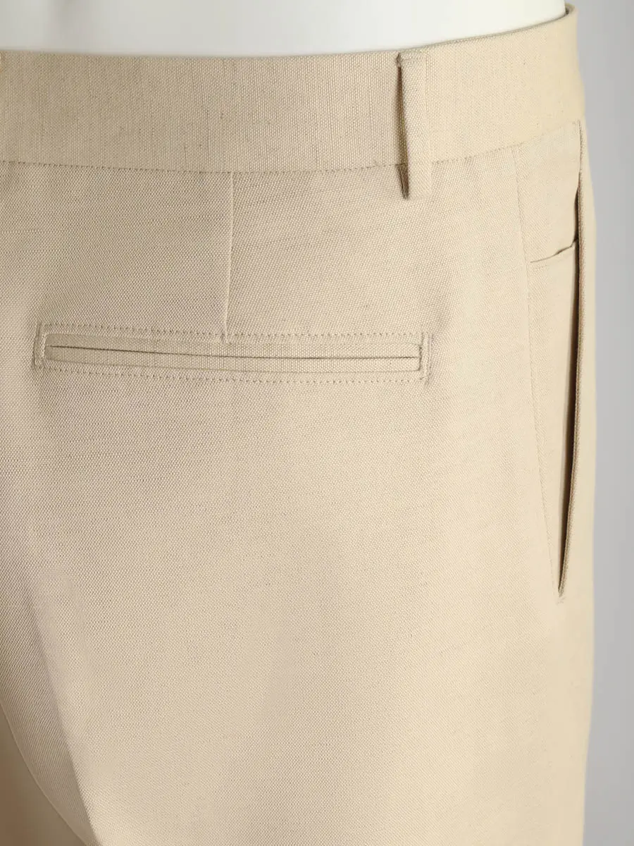 Брюки однотонные