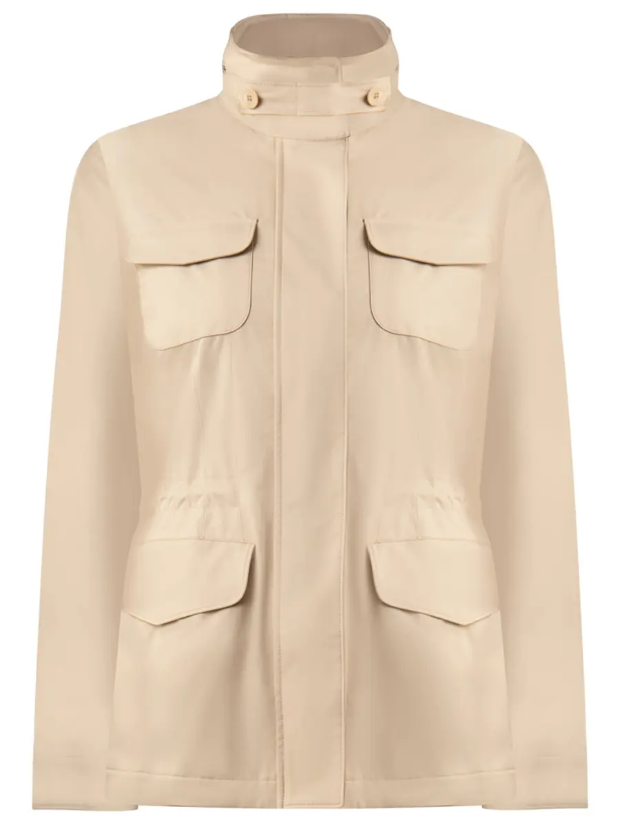 Парка однотонная