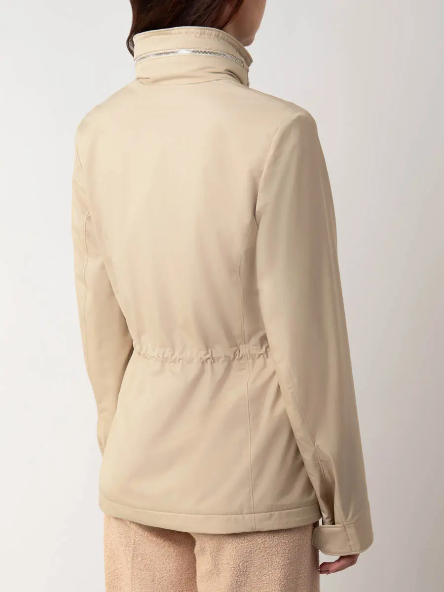 Парка однотонная