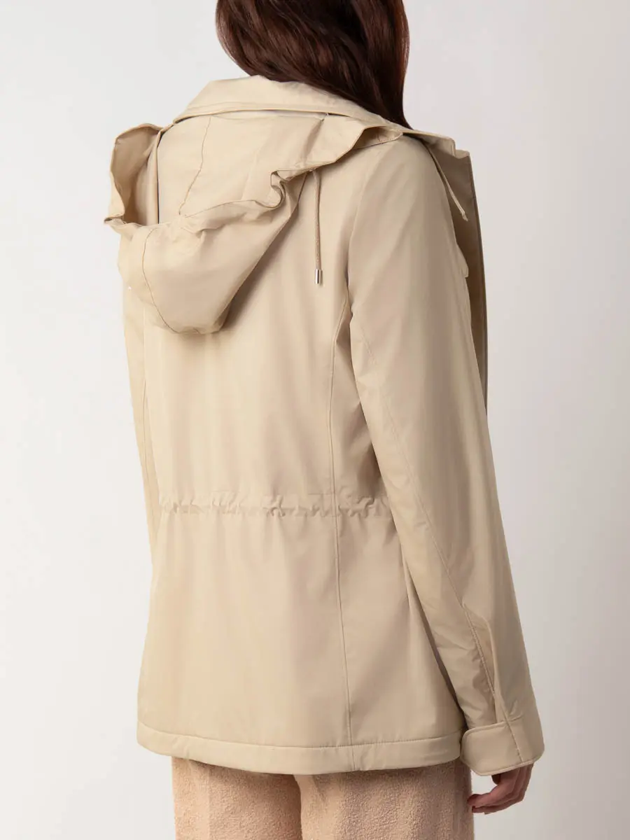 Парка однотонная