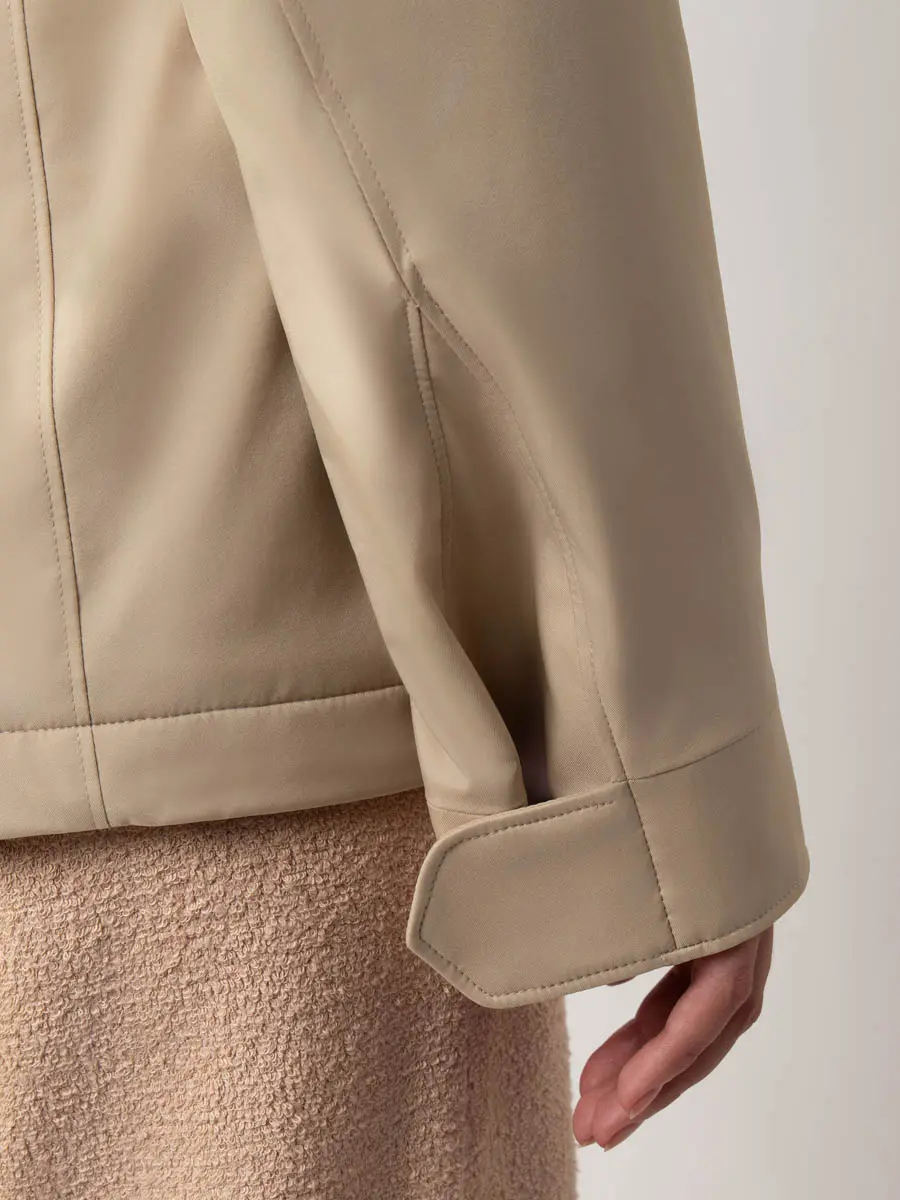 Парка однотонная