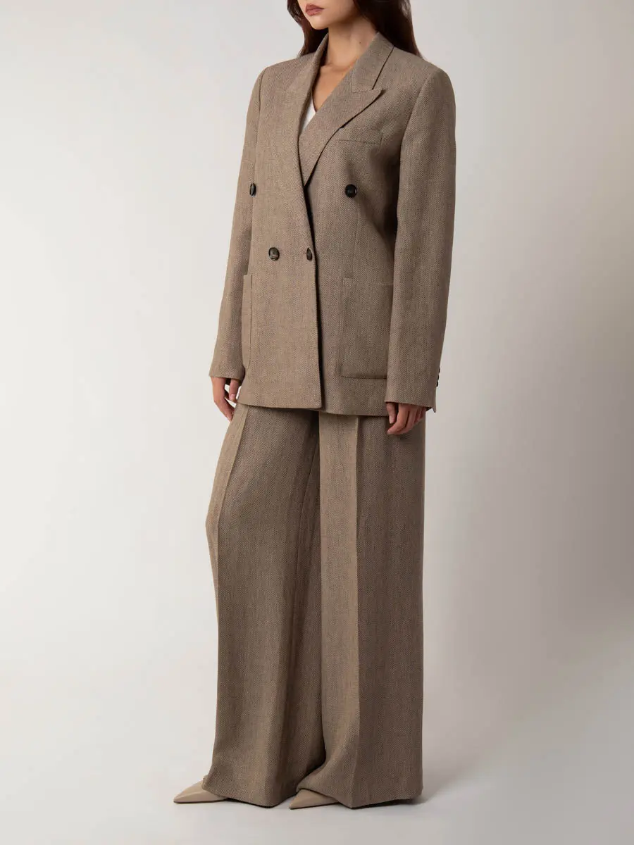 Пиджак льняной