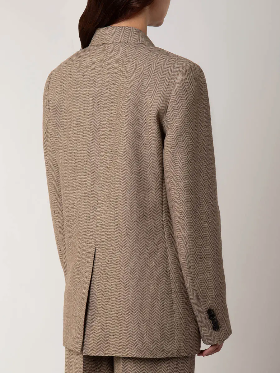 Пиджак льняной