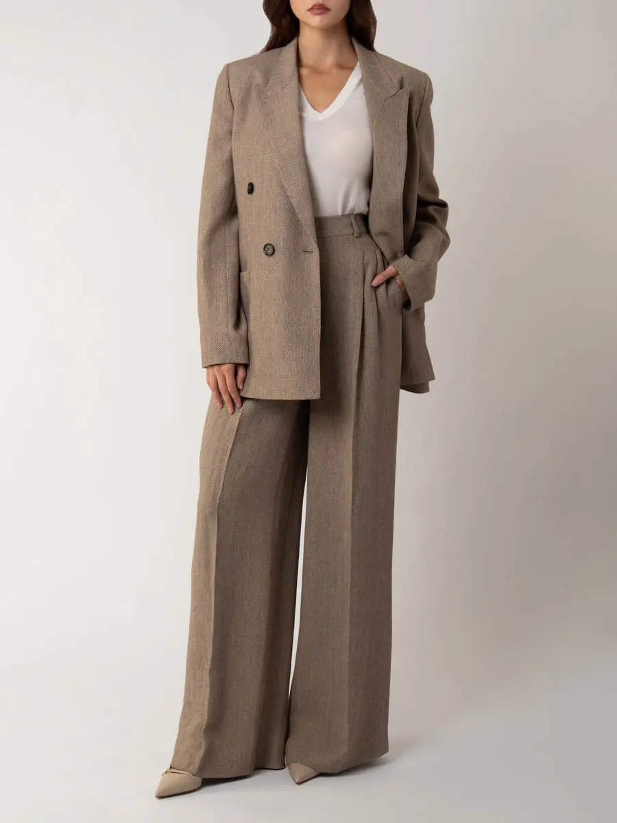 Пиджак льняной