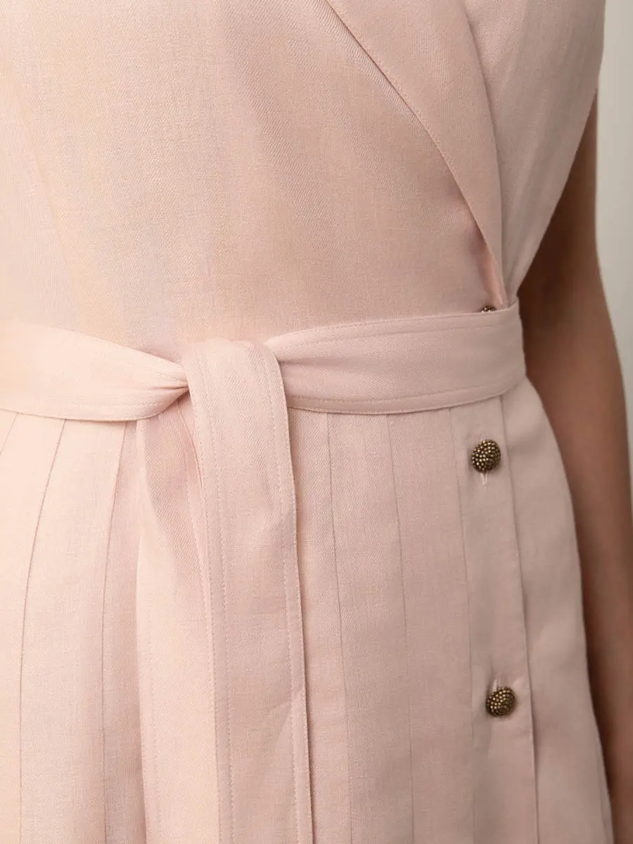 Платье льняное