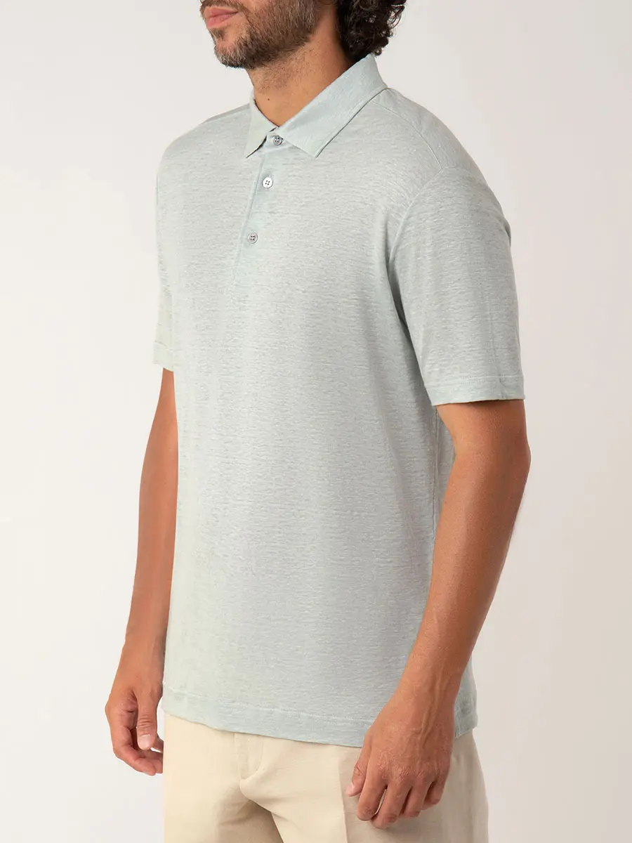 Поло льняное