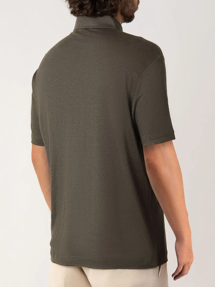 Поло льняное