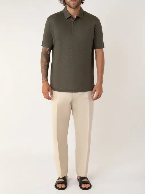 Поло льняное LORO PIANA