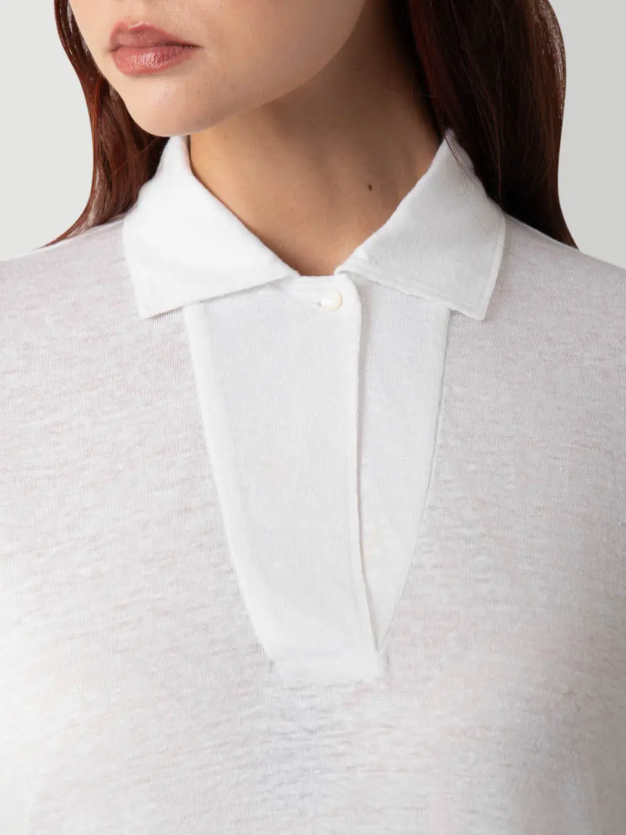 Поло льняное