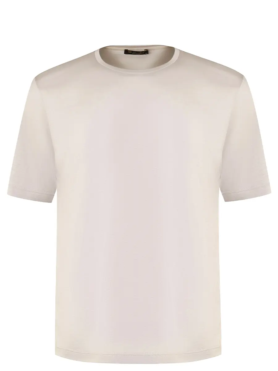 Футболка из шелка и хлопка