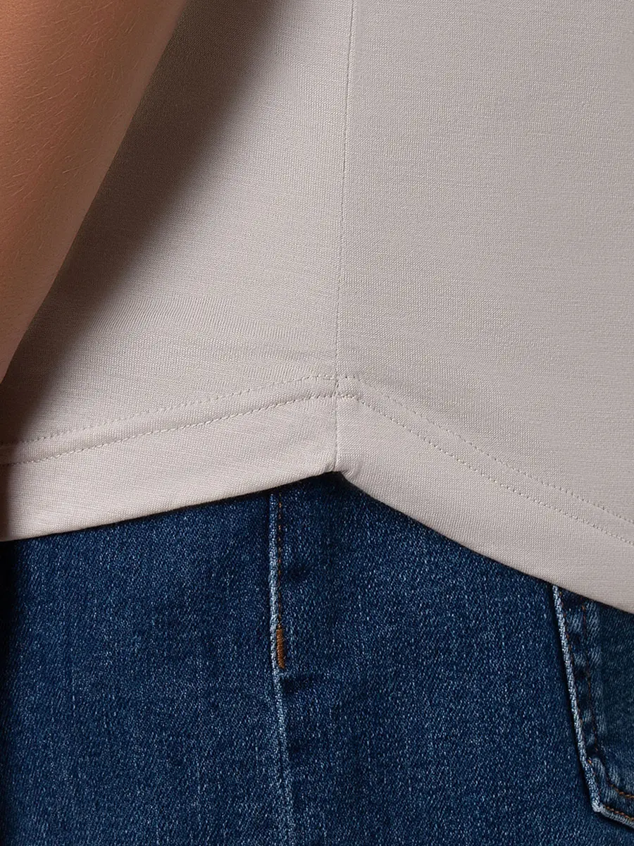 Футболка из шелка и хлопка