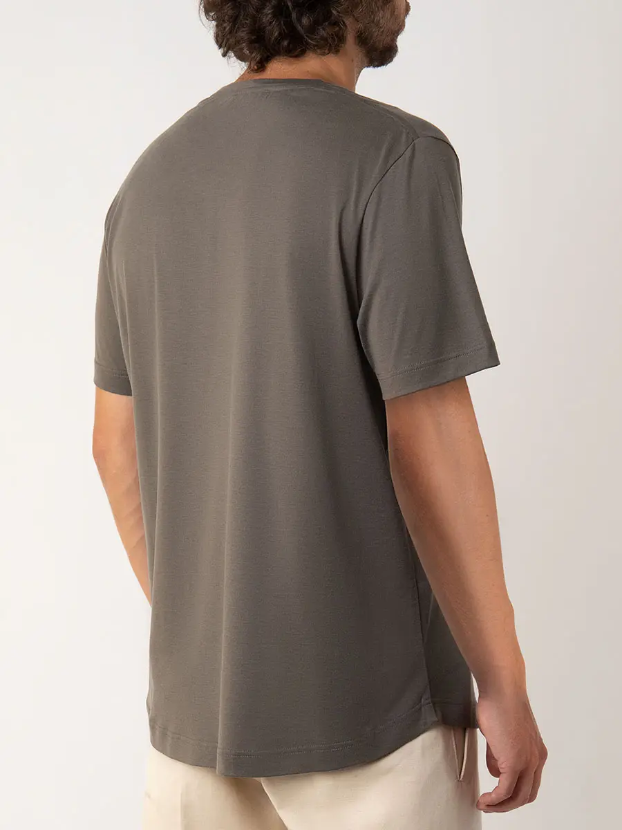 Футболка из шелка и хлопка