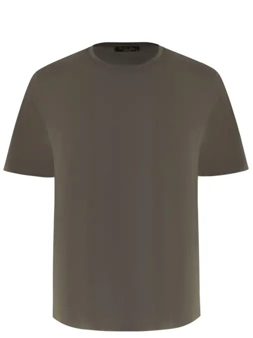 Футболка из шелка и хлопка LORO PIANA