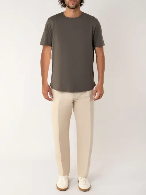 Футболка из шелка и хлопка LORO PIANA