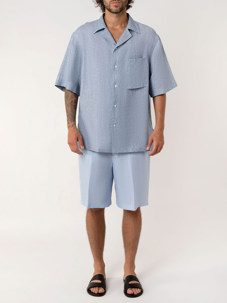 Шорты льняные