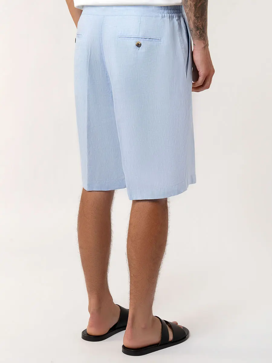 Шорты льняные