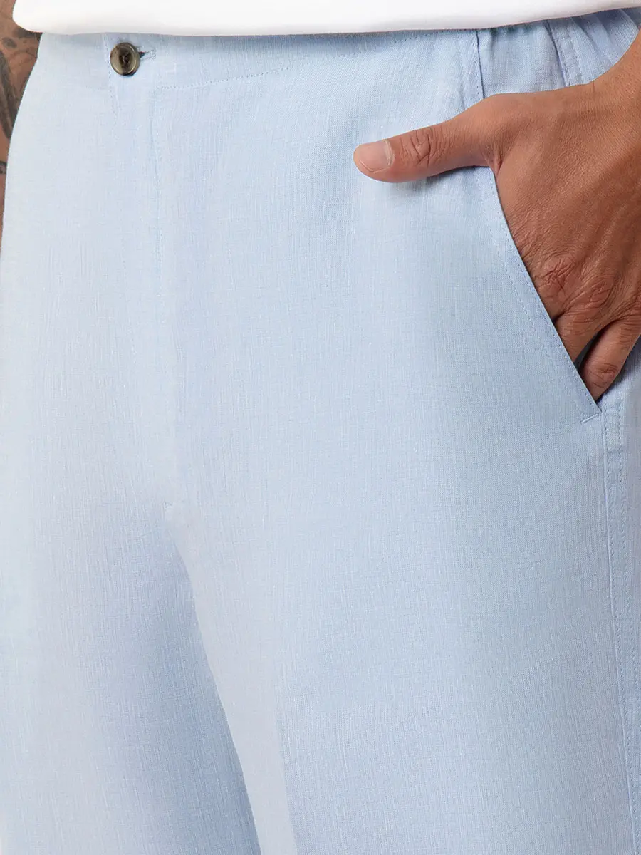 Шорты льняные